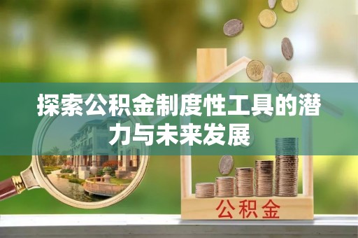 兰山探索公积金制度性工具的潜力与未来发展